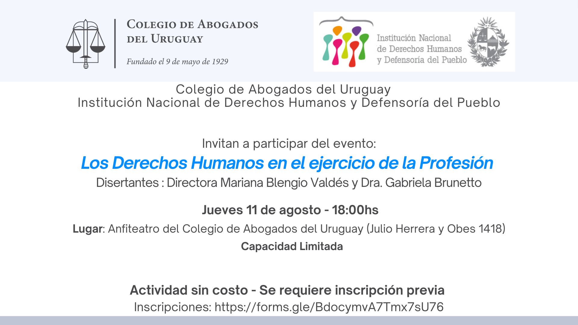 Los Derechos Humanos en el ejercicio de la Profesión