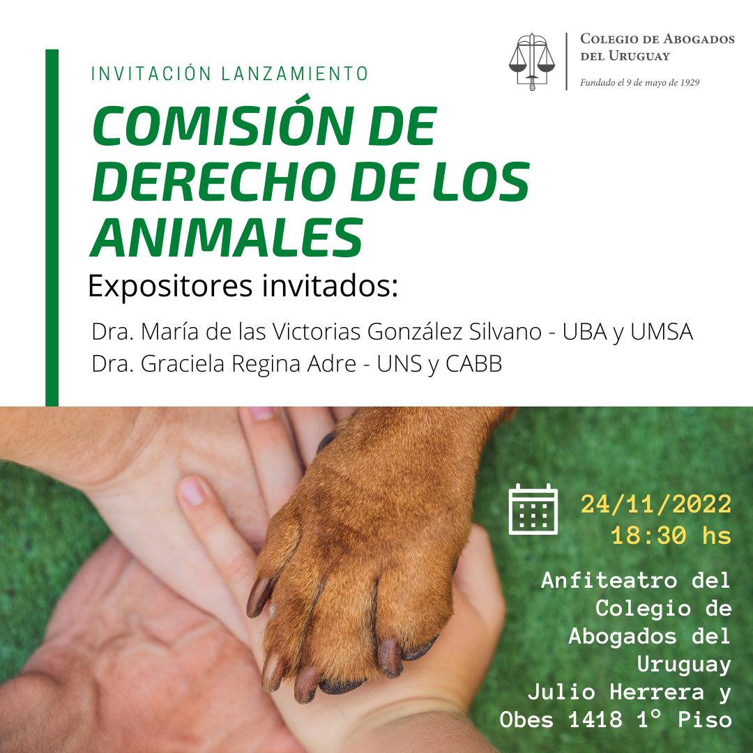 Lanzamiento de la Comisión de Derecho de los Animales