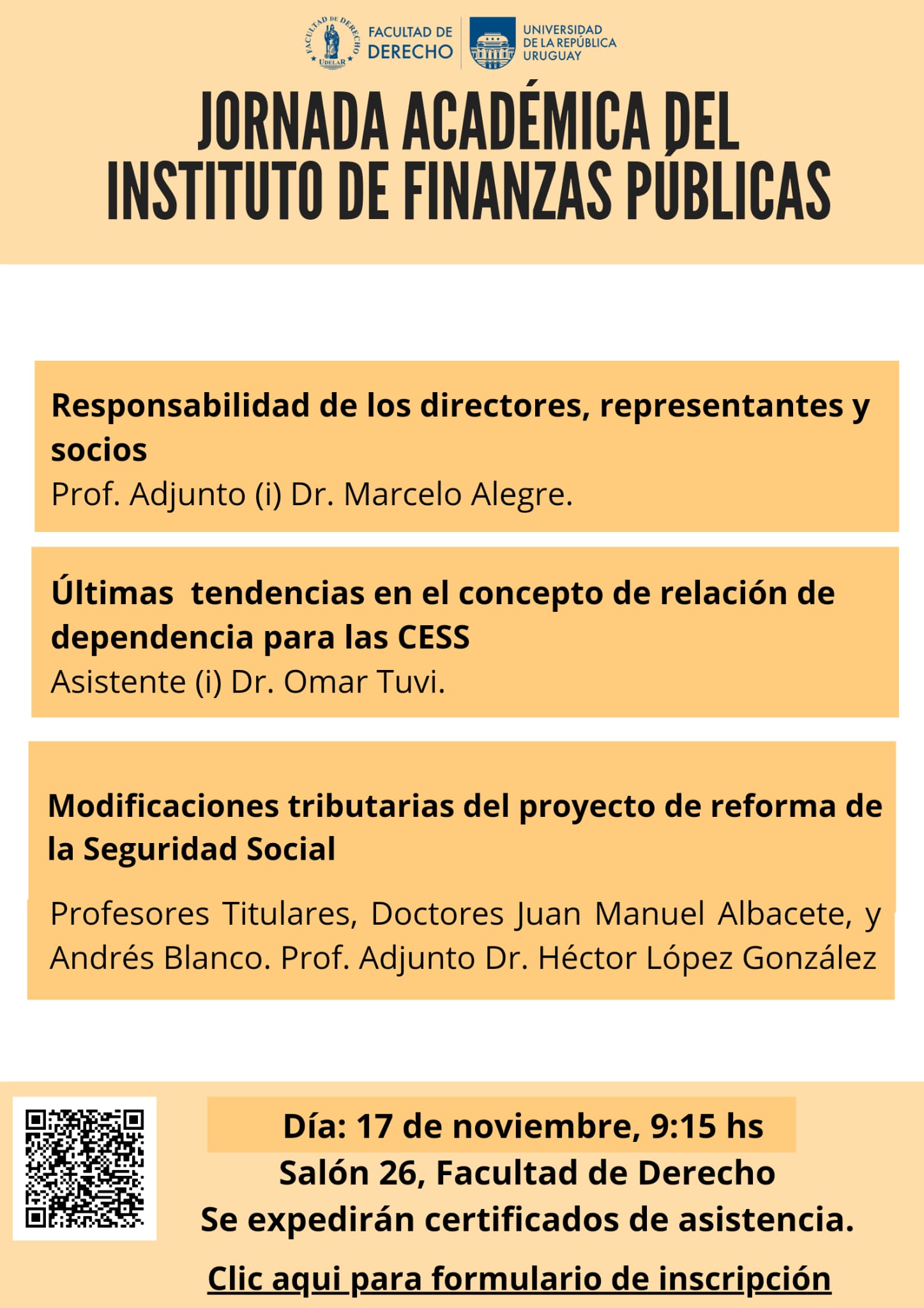 Jornada Académica del Instituto de Finanzas Públicas.