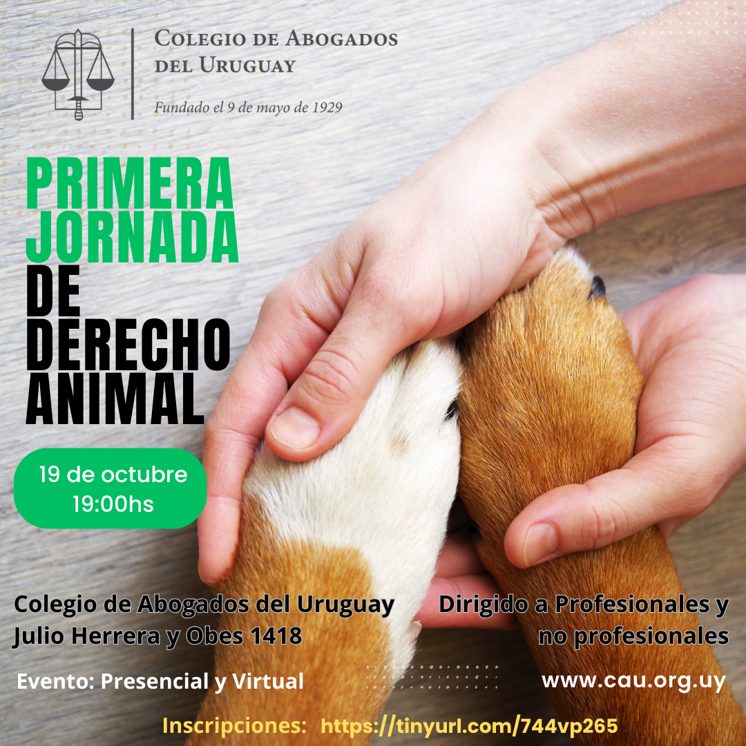 Primera Jornada de Derecho Animal CAU 2023
