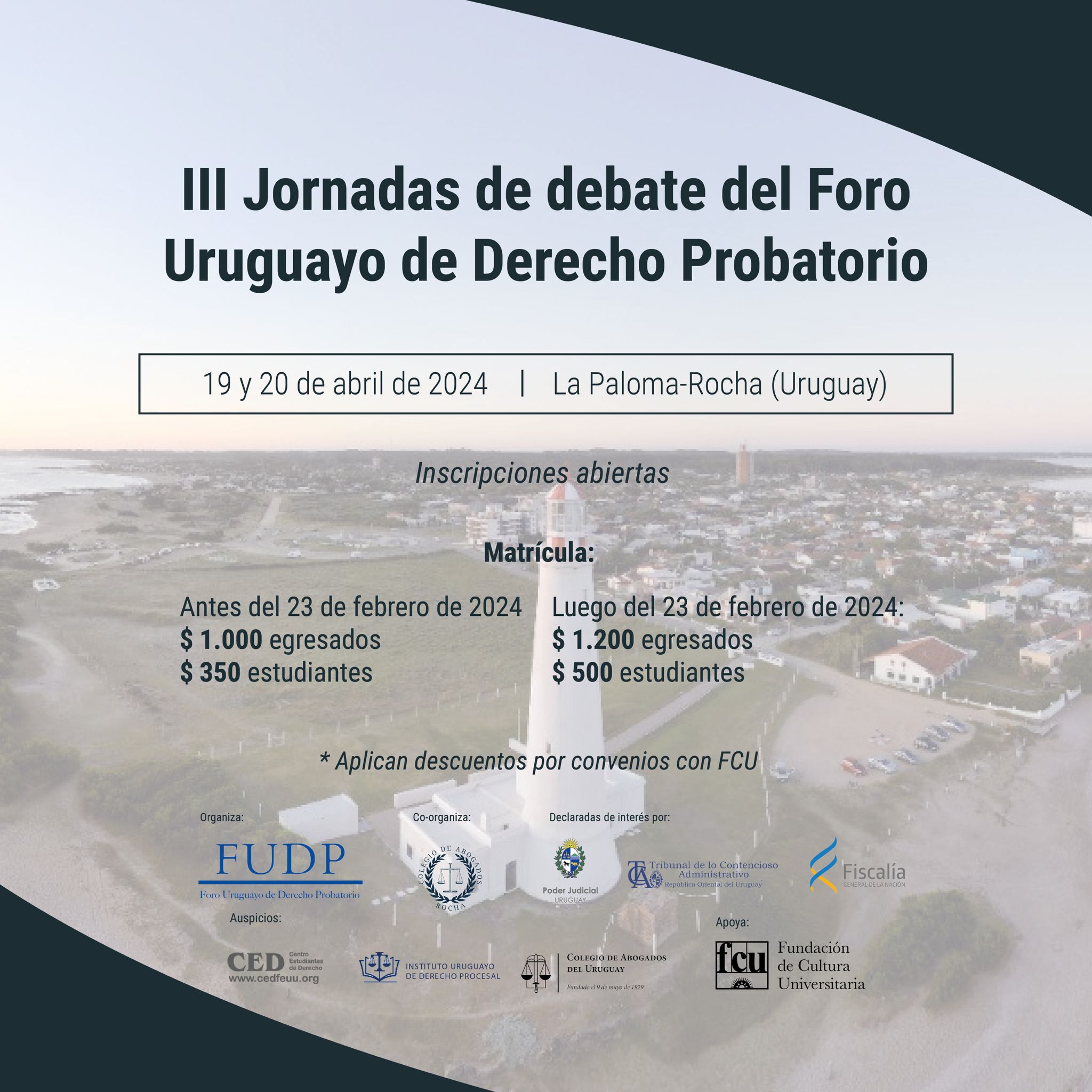III Jornadas de debate del Foro Uruguayo de Derecho Probatorio.