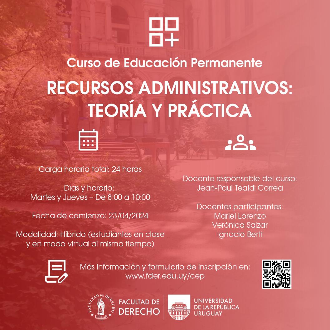 CEP UDELAR – Recursos Administrativos: Teoría y Práctica