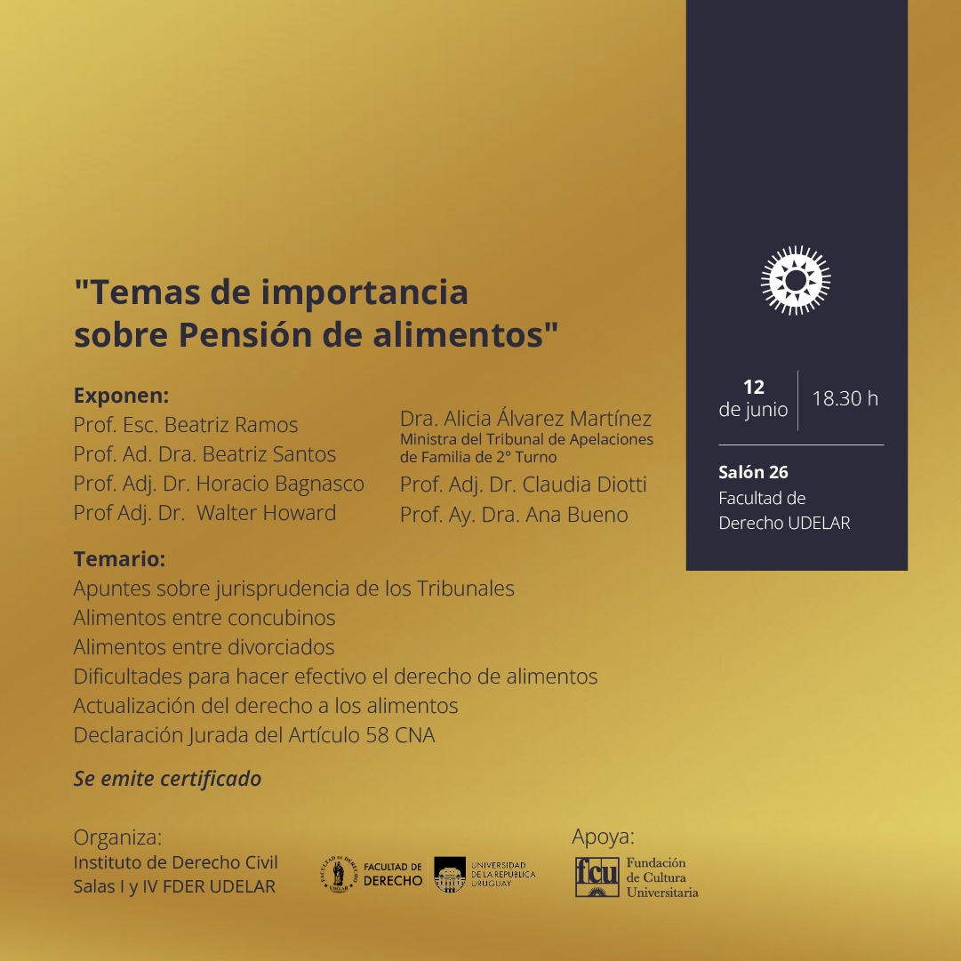 Temas de importancia sobre Pensión de alimentos