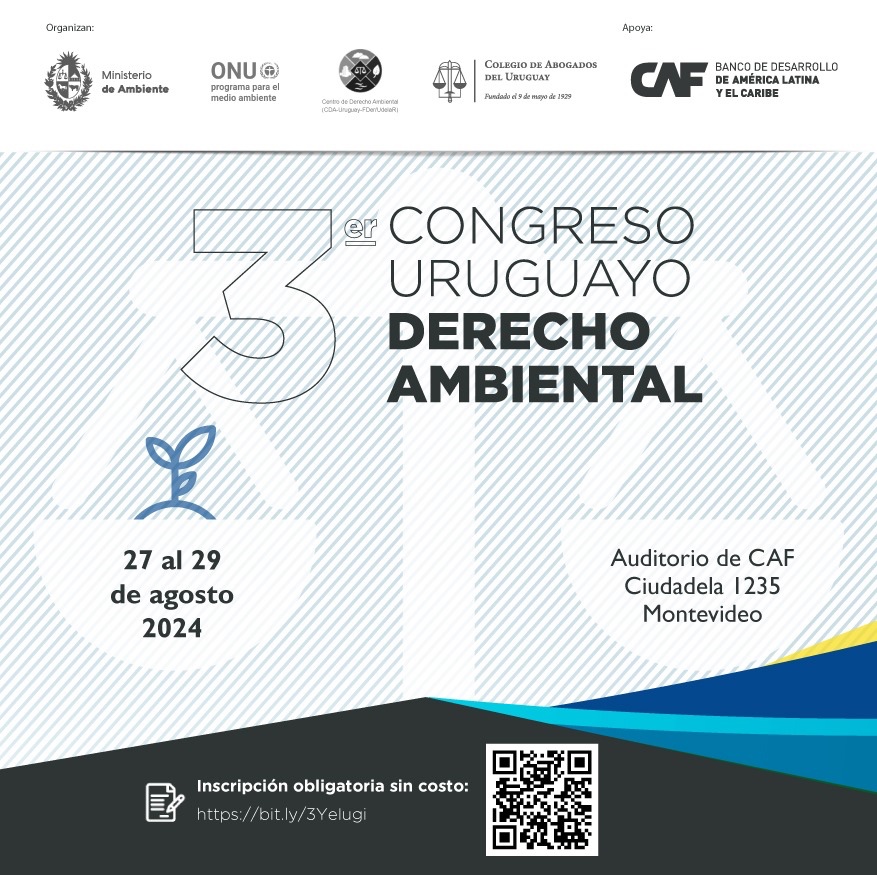 Tercer Congreso Uruguayo Derecho Ambiental 2024