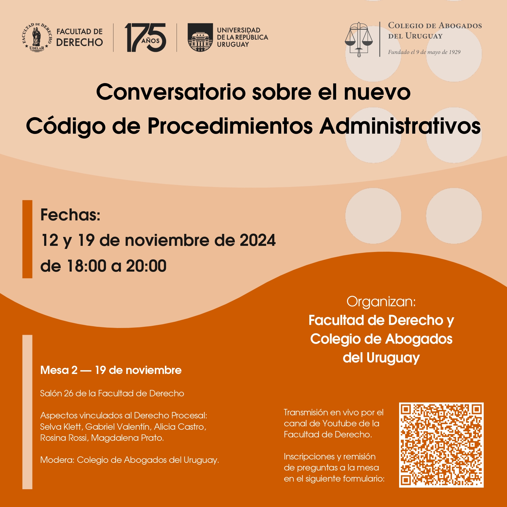 Conversatorio sobre el nuevo Código de Procedimientos Administrativos