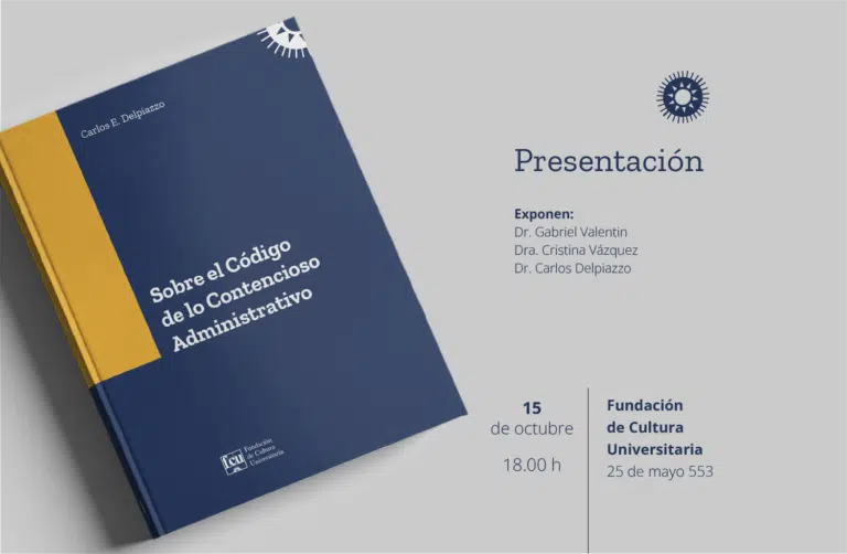 Presentación: Sobre el Código de los Contencioso Administrativo.