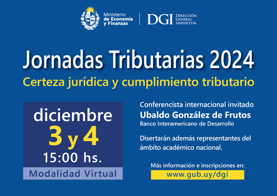 Jornadas Tributarias 2024 – Dirección Nacional Impositiva
