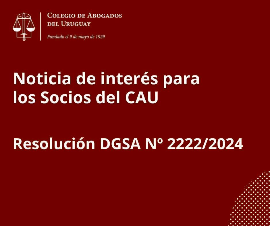 Noticia de interés para los socios del CAU