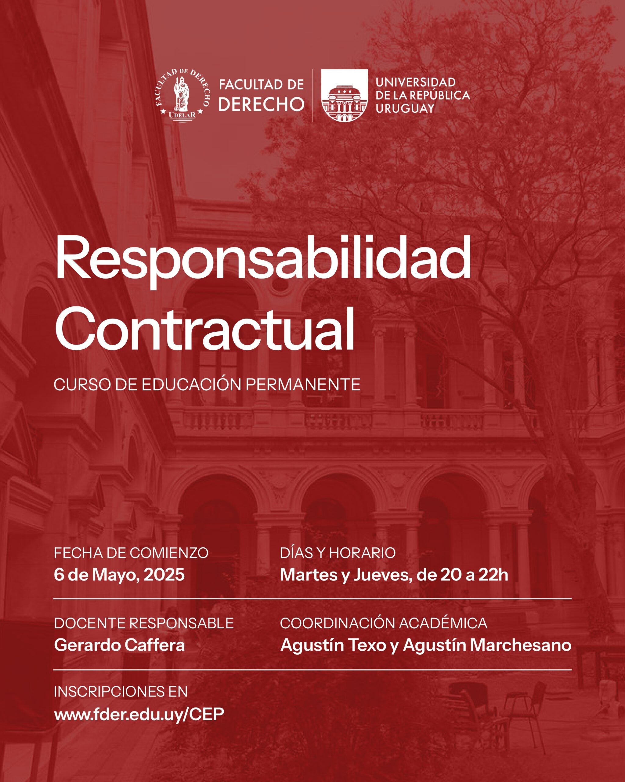 Curso de Educación Permanente – Facultad de Derecho –  Udelar