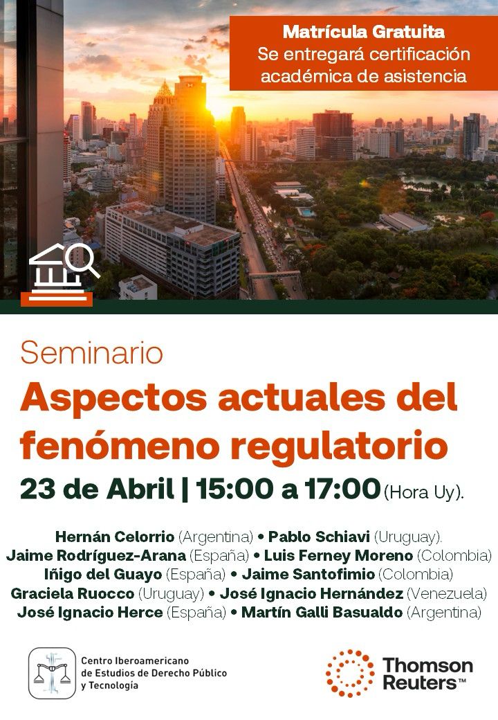 Seminario: Aspectos actuales del fenómeno regulatorio