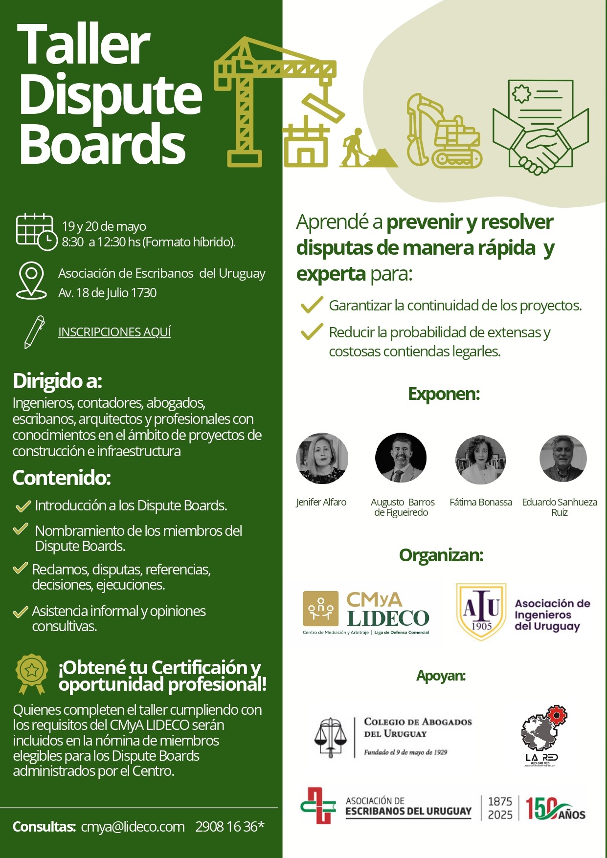 Taller Dispute Boards