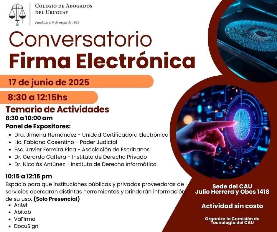Conversatorio Firma Electrónica 2025