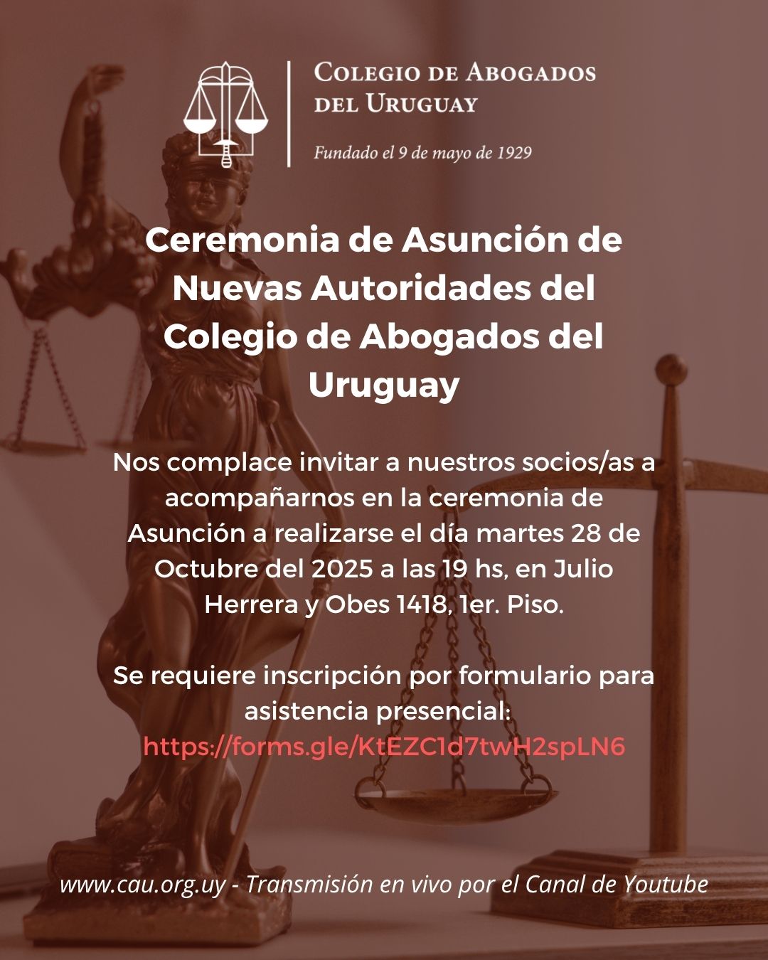 Asunción de nuevas autoridades del CAU 2025
