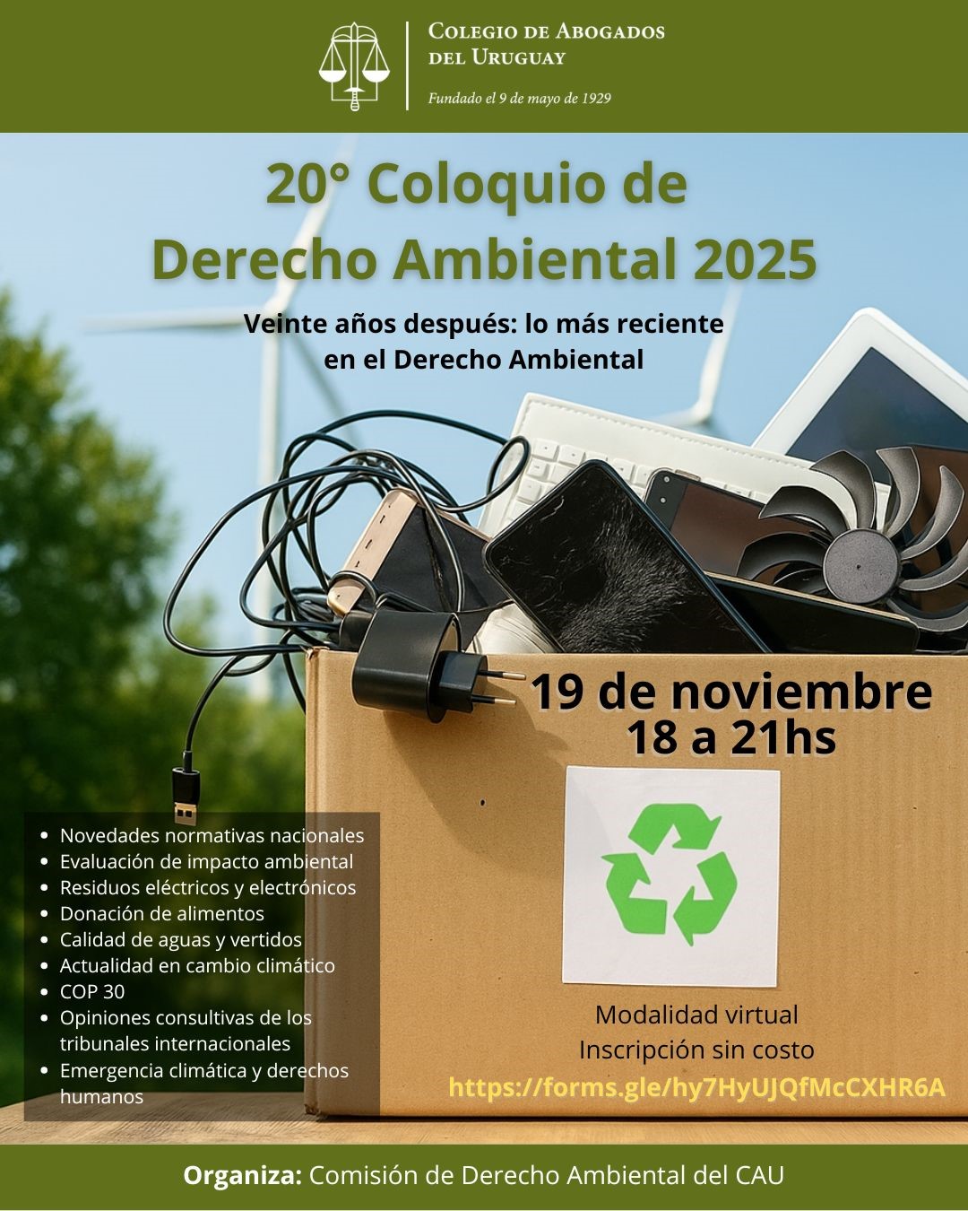 20° Coloquio de Derecho Ambiental 2025