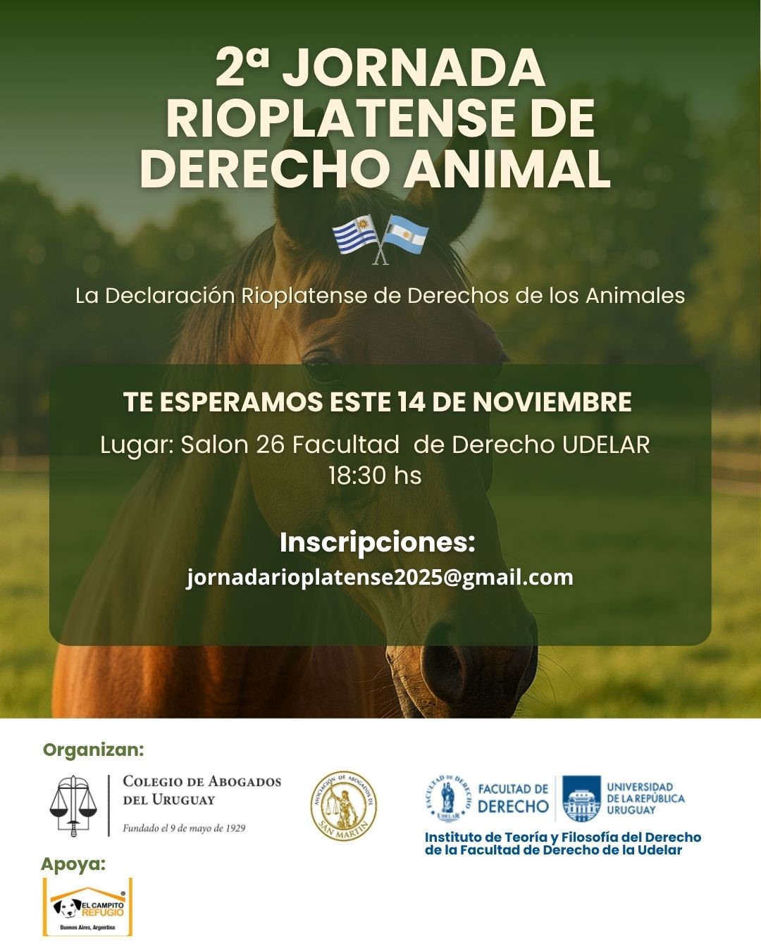 2ª Jornada Rioplatense de Derecho Animal