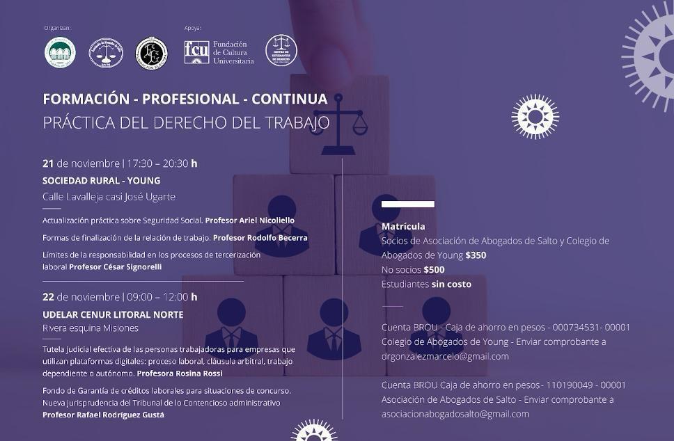 Práctica del Derecho del Trabajo – Formación – Profesional – Continua