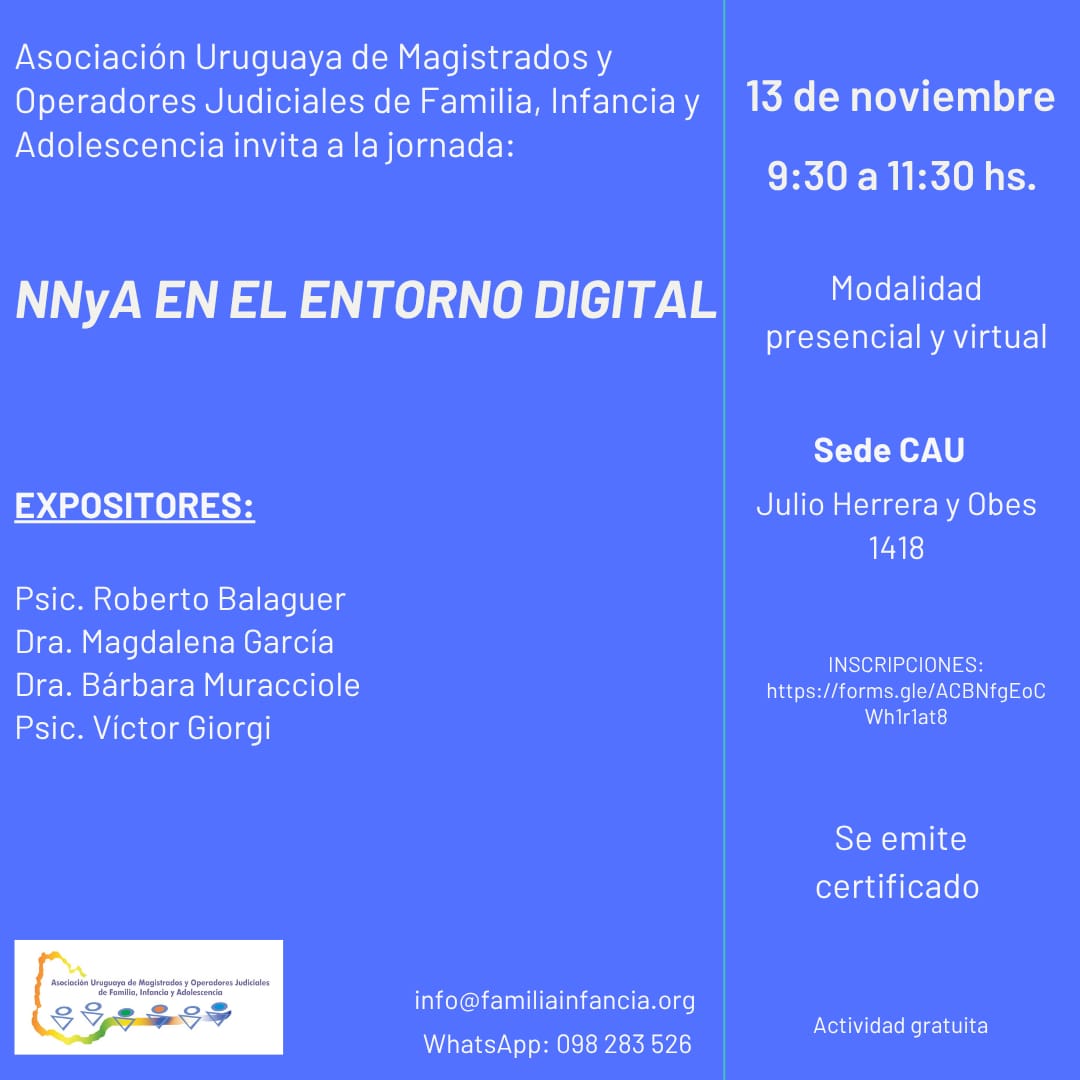 Asociación Uruguaya de Magistrados y Operadores Judiciales de Familia, Infancia y Adolescencia (AUMOJFIA)