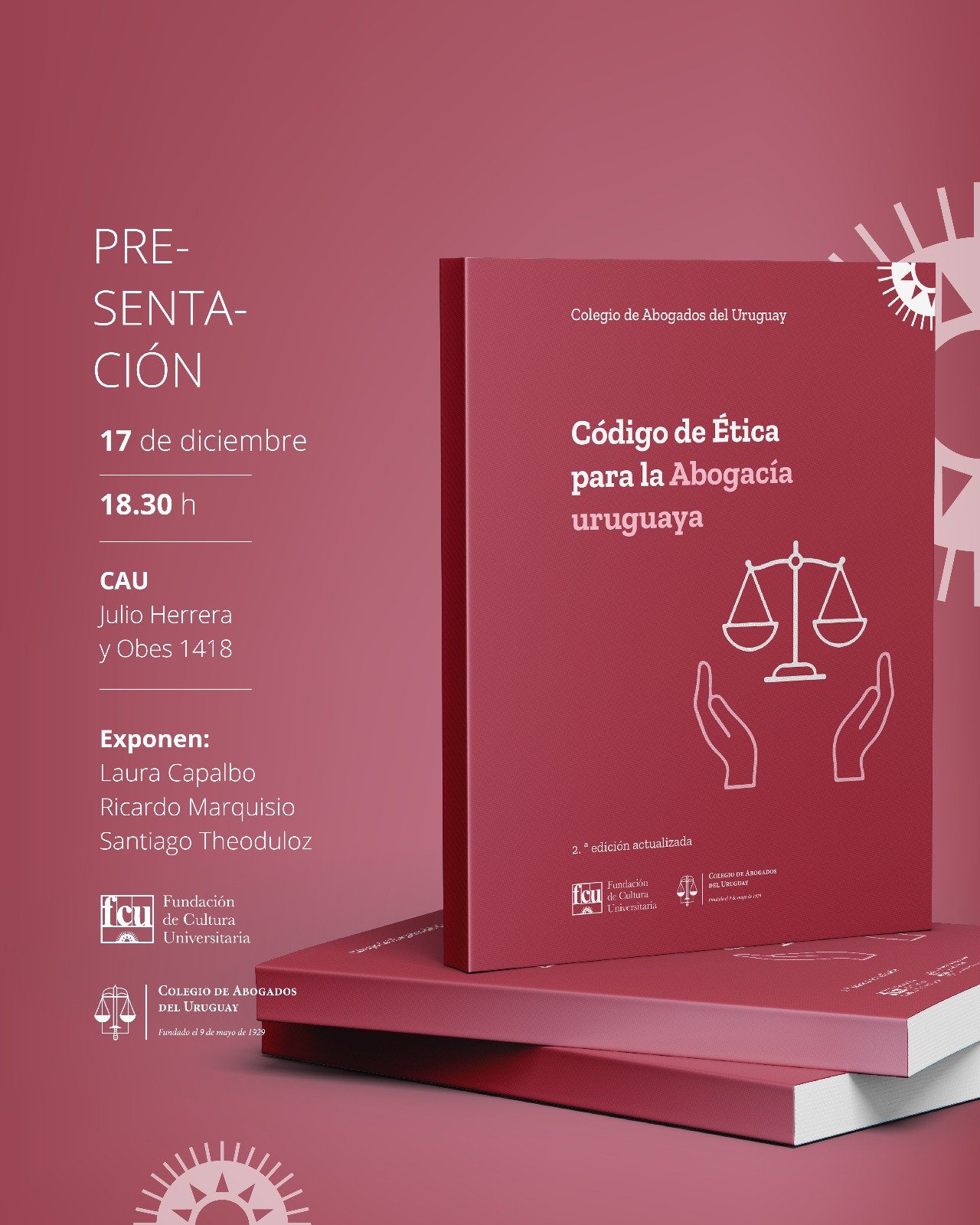 Presentación del libro: Código de Ética para la Abogacía uruguaya