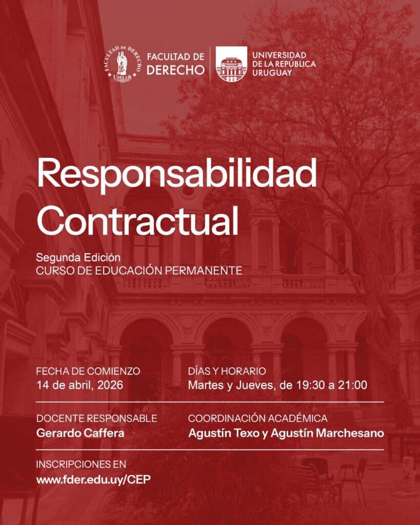 Responsabilidad Contractual – Segunda Edición UDELAR