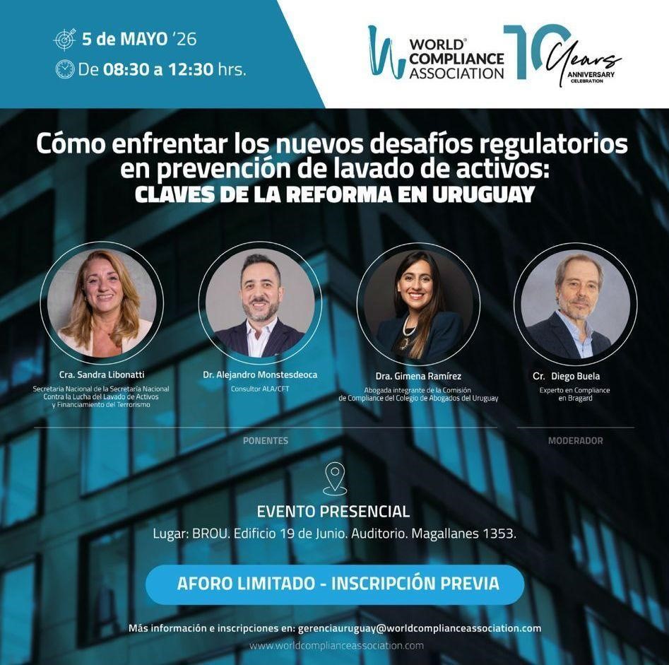 World Compliance Association. Como enfrentar los nuevos desafíos relugatorios en prevención de lavado de activos