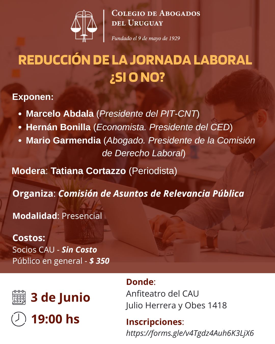 Reducción de la jornada laboral ¿si o no?