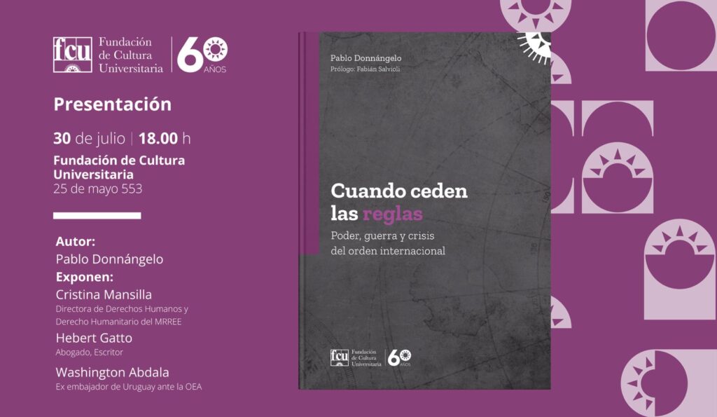 Presentación del libro: Cuando ceden las reglas – Pablo Donnángelo