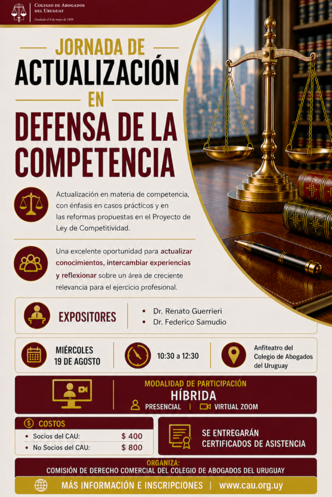Jornada de Actualización en Defensa de la Competencia
