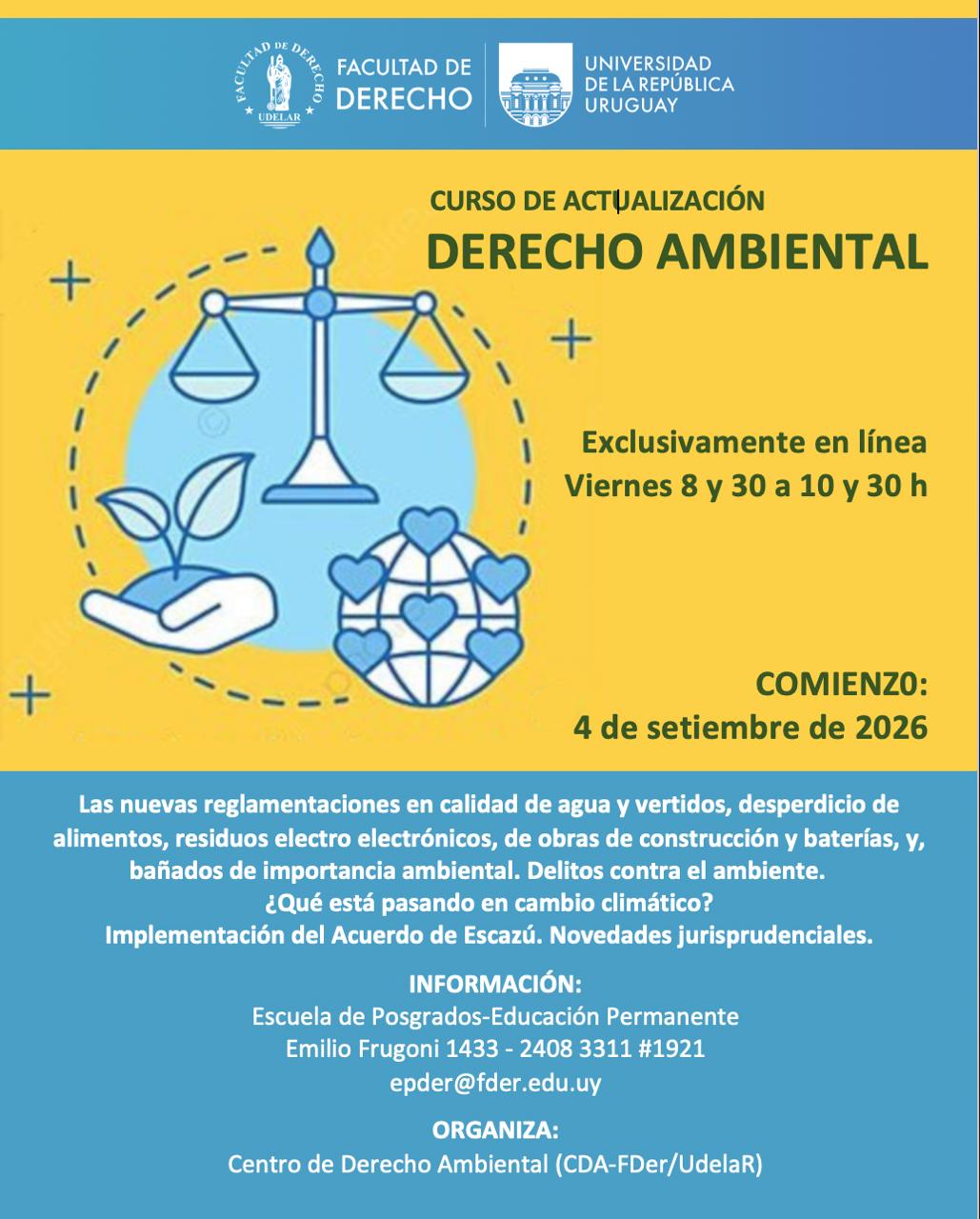 CURSO DE ACTUALIZACIÓN | DERECHO AMBIENTAL – UDELAR