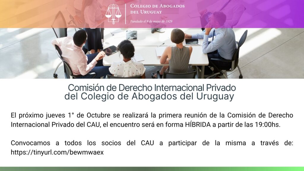 Comisión de Derecho Internacional Privado del Colegio de Abogados del Uruguay