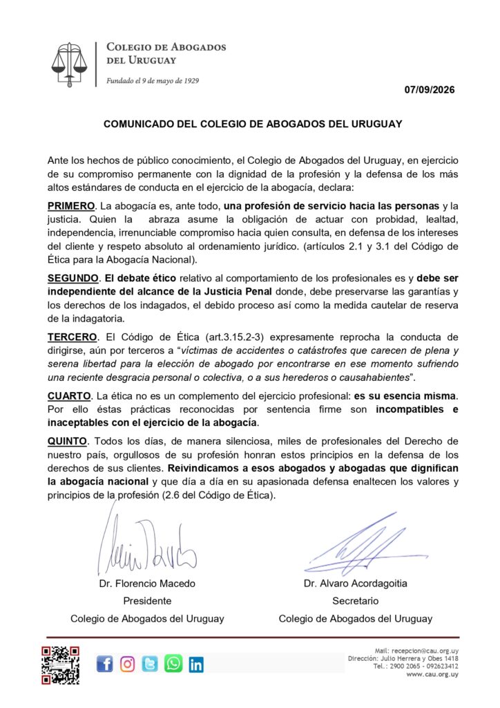 Comunicado CAU – 07-09-2026