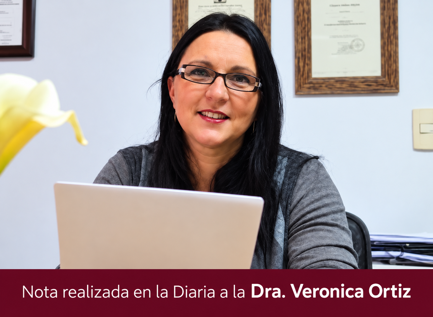 Nota realizada en la Diaria a la Dra. Veronica Ortiz
