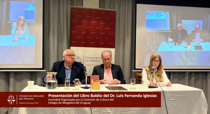 Presentación del libro ¨Baldío¨ del Dr. Luis Fernando Iglesias