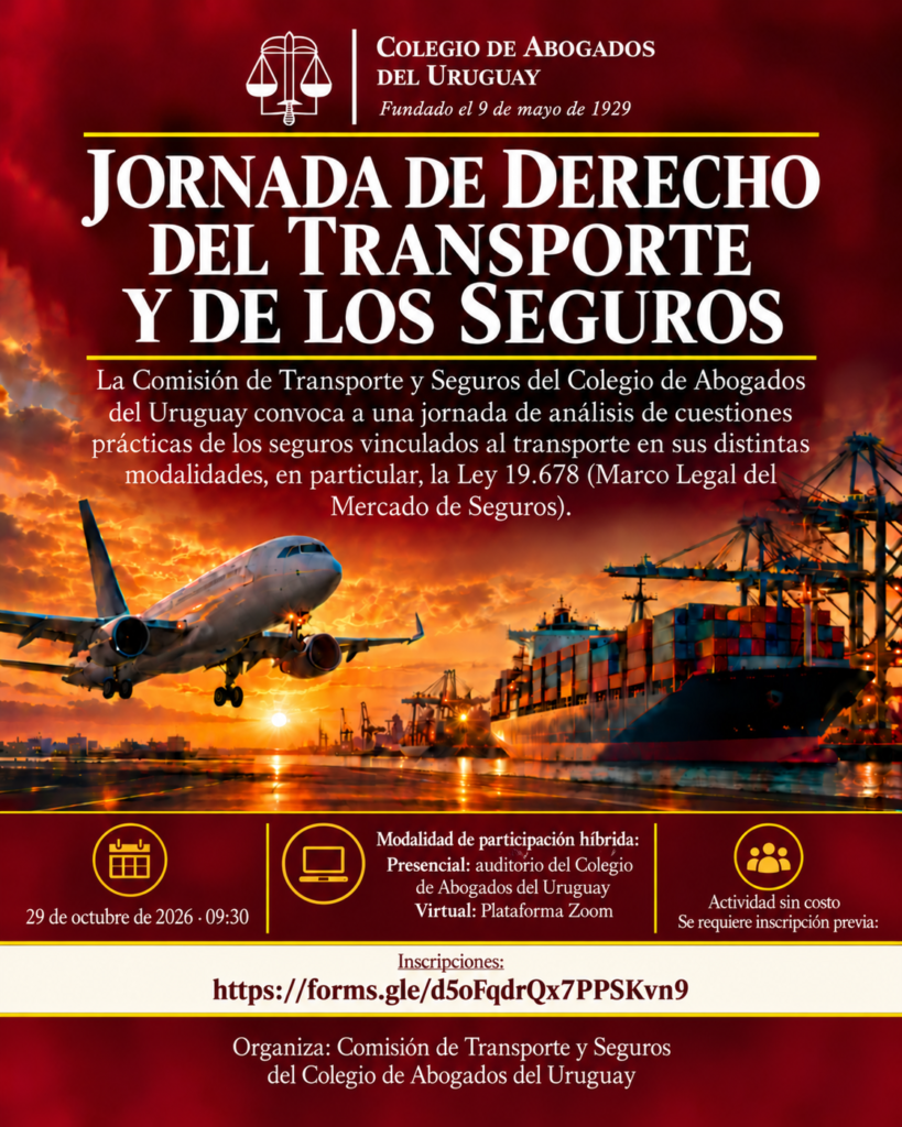 JORNADA DE DERECHO DEL TRANSPORTE Y DE LOS SEGUROS