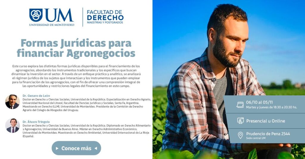 Formas Jurídicas para Financiar Agronegocios